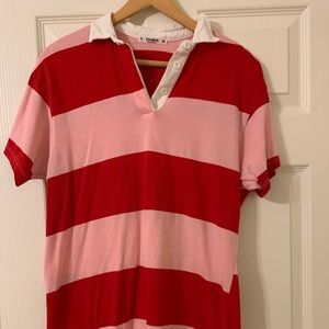 Pull&Bear Stripe Rugby Dress